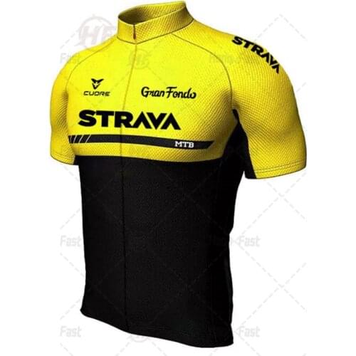 2021 Summer Men Mountain Bike Cycling Jersey Shirt Breathable Cycling Clothing MTB Bicycle Jersey Top Maillot Ciclismo