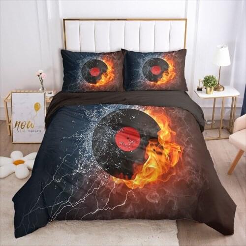 3D Duvet Cover Sets Bedding Set Quilt Covers Comforter Cases Bed Linen Full Twin Single King Queen Size Flower Style Bedclothes
