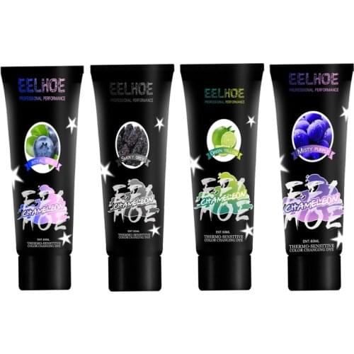 60ml Professional Unisex Thermochromic Color Changing Hair Dye Hairdressing Cream Coloring Tool For Home Salon Dropship TSLM1