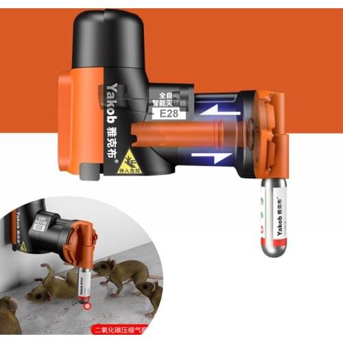 Automatic Humane Non-Toxic Rat and Mouse Trap Kit Rat Mouse Multi-catch Trap Machine With CO2 Cylinders Humane Non-toxic Smart