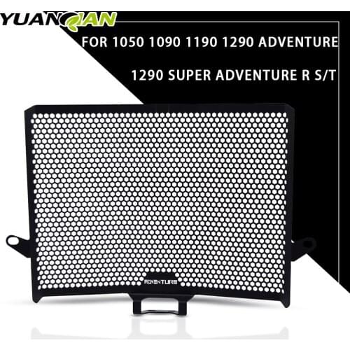 For 1050 1090 1190 ADVENTURE 1290 Super ADV 1290 Super Adventure R S T Black Motorcycle Radiator Grille Guard Cover Protector