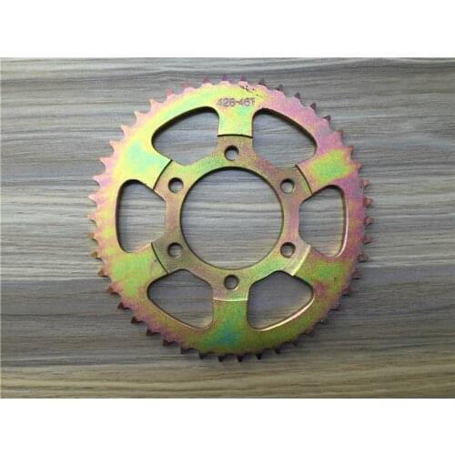 For Zongshen 200GY desert flying fox sport utility vehicle 428 46 tooth sprocket Zongshen 150GY-2 rear sprocket
