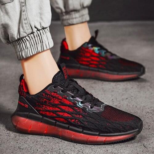 Mens Casual Shoes Breathable Sneakers Lightweight Lacing Vulcanized Shoes Walking Shoes Breathable mesh popcorn male tide shoes