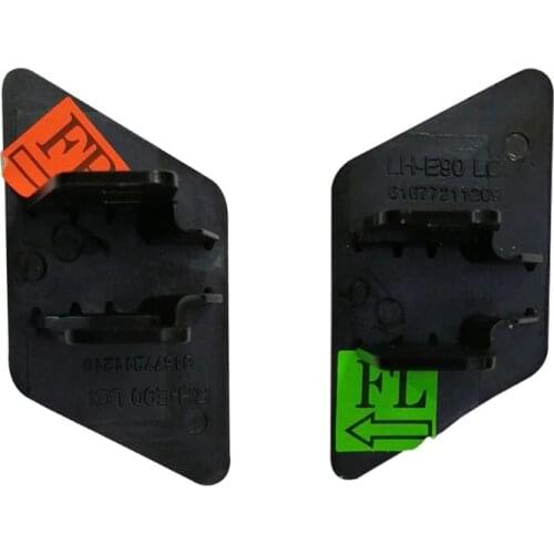 Front Left/Right Bumper Headlight Washer Nozzle Cover Cap Unpainted L R 61677211209/10 for E90/E91 3 Series 2009-2012