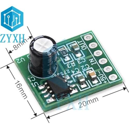 Mini XPT8871 XH-M125 Mono Amplifier Board DC 3.7-5V 5W Stereo Audio AMP For Laptop Speakers