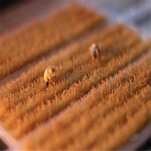 Model Autumn Straw Simulation Floristic Plant Ho Model Landscape Making Sand Table DIY Western Mirror Green Train Building