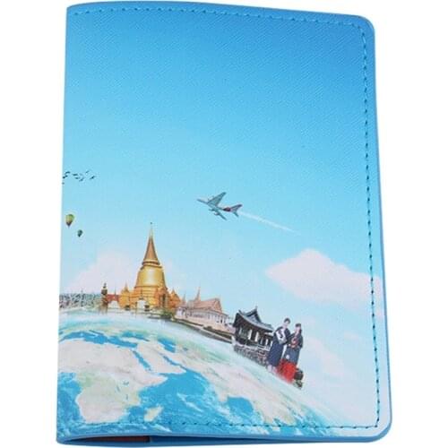 New Fashion Travel Passport Covers PU Leather Women Men Passport Credit Holder Bag Case Wallet Purse Student Kids Gift