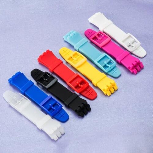 The latest! Watch accessories for swatch Swatch multi-functional series substitute strap susb401 silicone strap 20mm