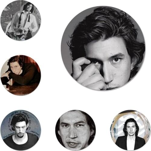 New Arrival Adam Driver Badge Brooch Pin Accessories For Clothes Backpack Decoration gift