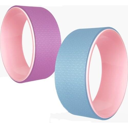 New Material Abs Yoga Wheel Tpe Yoga Circles Wheel Back Bending Artifact Bodybuilding Fitness Women Yoga Wheel Massage Roller