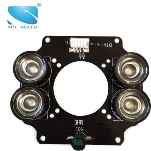 IR ILLUMINATOR INFRARED LIGHT BOARD CCTV IR CAMERA LIGHT BOARD 4PCS 42MIL HIGH POWER ARRAY IR LED WITH DRIVE BOARD