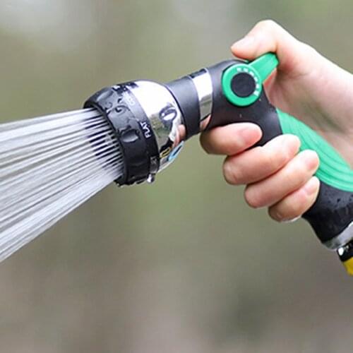 Practical Metal Garden Hose Sprayer With 7 Spray Patterns And Flow Control Heavy Duty Garden Hose Nozzle