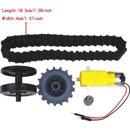Smart Tank Track Conveyor Belt TT Motor Drive Wheels Kits DIY Accessories