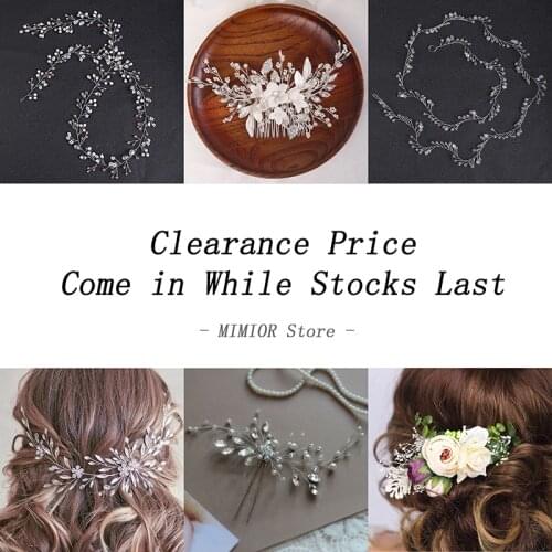 Wedding Accessories Clearance Price Girls Hair Ornaments Bridal Headwear Wholesale Flower Tiara Wedding Headdress Women Jewelry