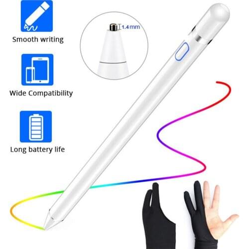 Universal Capacitive Stylus Touch Screen Pen Palm 1.45 mm Smart Pen for Apple iPad Pro Phone Smart Pen Stylus Pencil Touch Pen