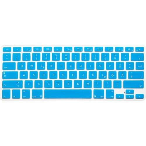 US Layout German Germany Letters Keyboard Protector for Macbook Air Pro Retina 13" 15" 17" Laptop Skin Covers for Mac book 13 15