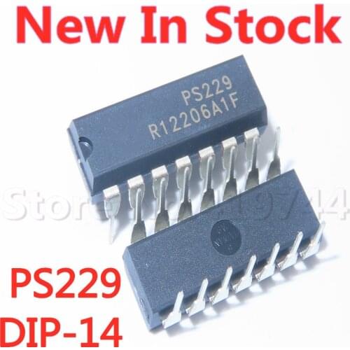 2PCS/LOT PS229 DIP-14 Taiwanese monitoring and protection chip In Stock NEW original IC