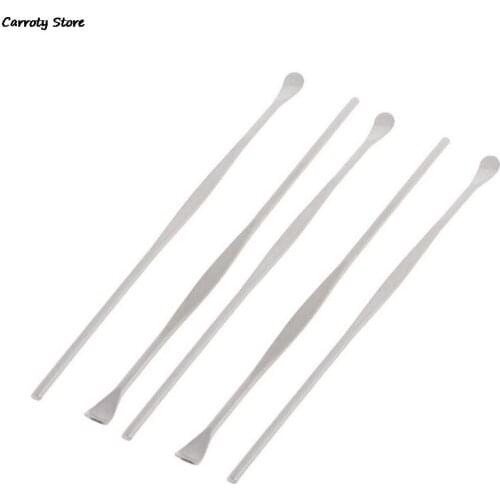 5pcs/lot Unique Design Stainless Steel Ear Pick Wax Curette Remover Cleaner Care Tool EarPick