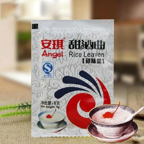 5 Packs Sweet Rice Wine Active Dry Yeast Powder Homemade Maker Powder Glutinous Sake Fermentation Wine Leaven Rice Starter W5D2