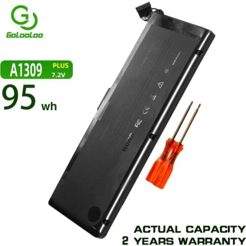 Golooloo 95Wh 7.2V Laptop Battery A1309 for Apple MacBook Pro 17" A1297(2009 Version) MC226 MC226ZP/A MC226TA/A MC226LL/A