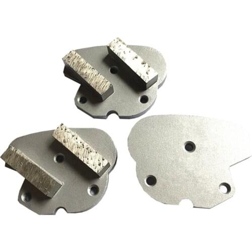 FT07 The Airtec Concrete Grinding Plates Rectangular Diamond Grinding Segments Airtec Metal Floor Disc for Terrazzo Stone 12PCS