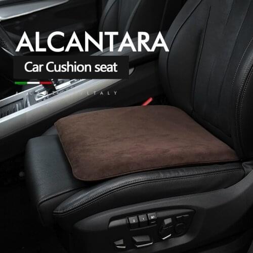 Car Seat Cover Car Cushion seat Protector auto Mat Pad Fabric Four Seasons Alcantara Driver seat cushions For Home Office