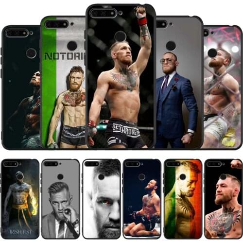 Conor McGregor black Silicone Phone Case For honor 30 20 Pro 8 8X 9 10 20 Lite Mate 10 20 30 Lite Pro cover
