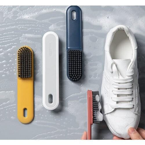 Multi-functional Shoes Brush Sneaker Boot Shoes Brushes Cleaner Strong Plastic Household Laundry Cleaning Accessories Random