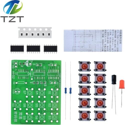 Multi-purpose simple electronic password lock kit electronic DIY kit Hobbyist, electronics lab Students