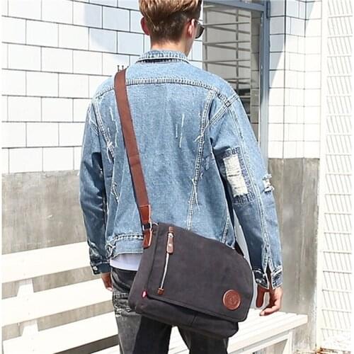 Mens One Shoulder Messenger Bag Outdoor Handbag Luggage Bag One Shoulder Portable Diagonal Package Messenger Bag