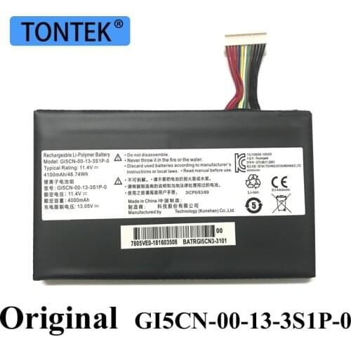 Genuine GI5CN-00-13-3S1P-0 Battery For Hasee Z7M-KP7GC KP7GT KP7EC Z7M-KP5GC MACHENIKE T90-Ti3C MACHENIKE FX600 FX500