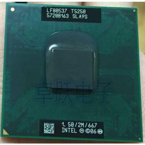 Intel Laptop CPU T5250 1.50/2M/667 SLA9S Official version scrattered pieces Free shipping