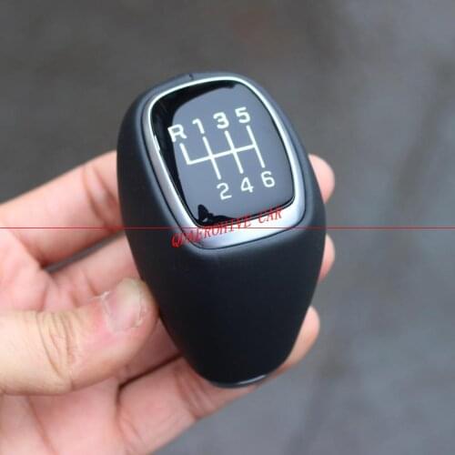 QDAEROHIVE Genuine 6 Speed Manual Stick Gear Shift Knob Lever Shifter For Hyundai 17 I30 16-Elantra 17 SOLARIS