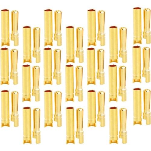 Banana Plug ,10pair/lot 3.5MM 4.0mm 4.5MM Banana Plug Male & Female Cross the Slot For RC Multi Rc Model Parts