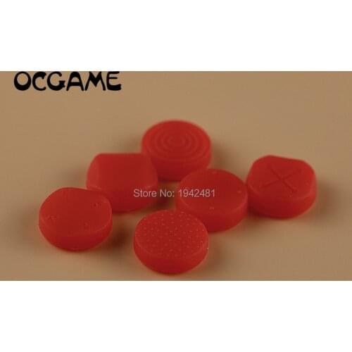 120sets/lot Silicone Grip Analog Joystick Cap Cover For PS Vita PSV Console 1000 2000 Buttons OCGAME