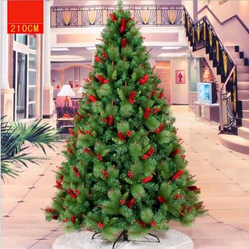 Pine Needles Pine Cone Christmas Tree Yeddo Spruce Artificial Christmas Tree PVC Leaf Decorate Ornament 4ft -13 ft Luxurious