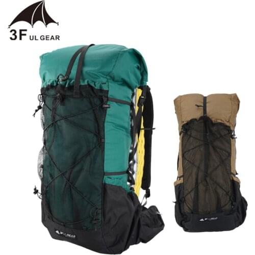 3F UL Gear Ultralight Hiking Backpack Lightweight Camping Pack Travel Mountaineering Backpacking Trekking Rucksacks 45L