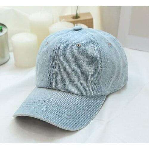 Unisex Cowboy Baseball Cap Fall Casual Sanpback Hats For Men And Women Outdoor Sport Denim Jeans Hip Hop Hat