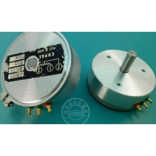 [VK] Used COPAL conductive plastic potentiometer angle sensor JM45S 50R long handle shaft 15MM switch