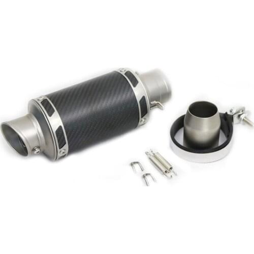 51mm Motorcycle Universal Carbon Fiber Exhaust Pipe Muffler Escape Moto DB Killer for Honda Yamaha Suzuki Kawasaki Accessories