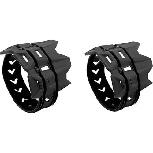 Motorcycle Exhaust Muffler Protector Guard Cover for 2 or 4 Stroke Black