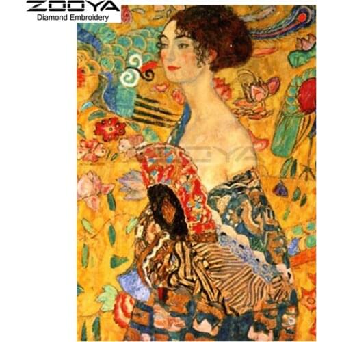 ZOOYA Diamond Embroidery 5D DIY Diamond Painting Abstract Art Woman Diamond Painting Cross Stitch Rhinestone Decoration CJ595
