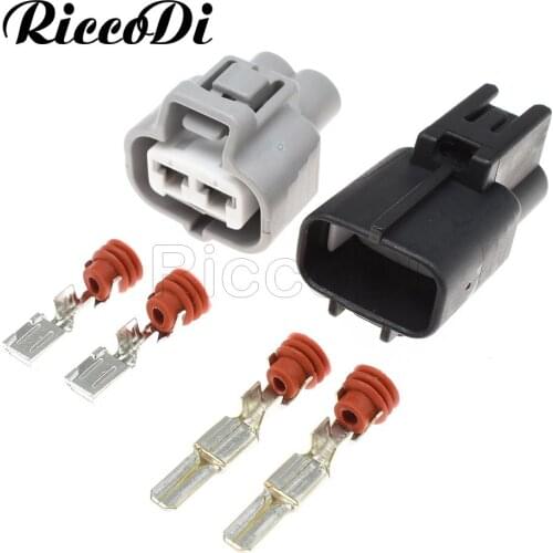1-20 Kits Sumitomo 2 Pin Hydraulic Motor Plug Automotive Female Male HID Cable Connector For Toyota 11410 6189-0425 6188-0259