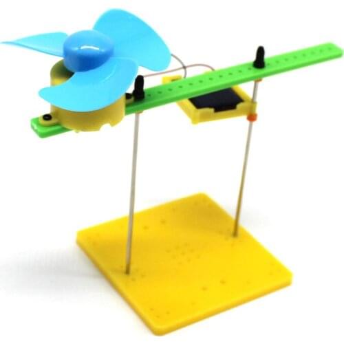 1pcs DIY Solar Energy Power Generation Science Experiment Kids Puzzle Assembled Handmade Solar Toys Physical Teaching Resources