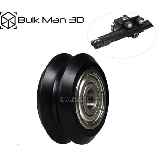 Delrin Dual V Wheel kit with 625ZZ Bearings, Eccentric Spacers for V-Slot Aluminum Profile, 3D Printer, OX CNC Router