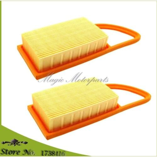 2 pcs Air Filter For Stihl Blower 4282-141-0300, 4282-141-0300B, BR 500, 550, 600, BR500, BR550 BR600 4282-141-0300
