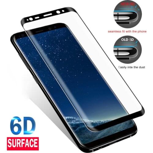 6D Full Curve For Samsung Galaxy S10 S9 S8 Plus Screen Protector For Samsung Note 9 8 S7 S6 Edge+ Protective Film Tempered Glass