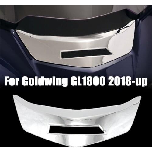 Motorcycle Accessories Chrome Fairing Head Cover Front Upper Cowl Fit For Honda Goldwing Gold wing GL1800 F6B 2018-up GL 1800