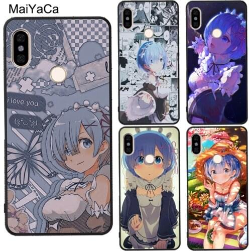 Anime Zero Rem Collage For Redmi Note 8 T 9 Pro 7 9S 9A 9C For Mi 10 Ultra Note 10 Lite Case For POCO X3 F2 Pro