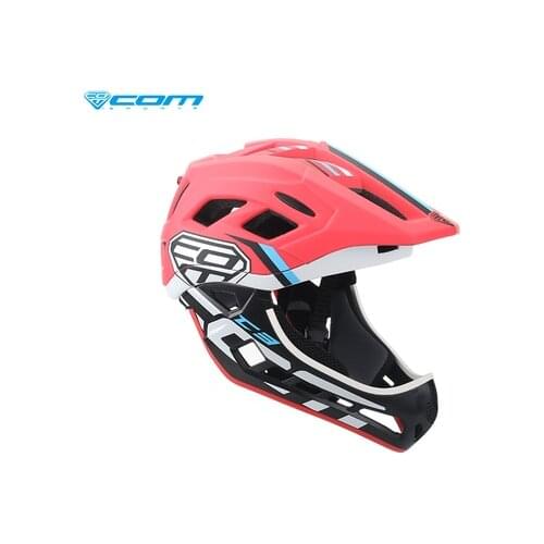 COM balance bicycle helmet childrens safety hat full face helmet men and women riding equipment protective skid KC3